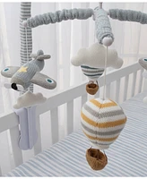 Living Textiles Baby Boys Airplanes Musical Mobile