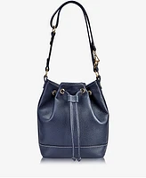 GiGi New York Cassie Leather Bucket Bag