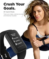 iTouch Unisex Jillian Michaels Silicone Strap Fitness Tracker Smartwatch 22.83mm