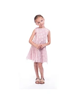 Imoga Collection Big Girls Nancy Camelia Jacquard Woven Dress