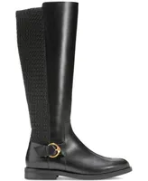 Cole Haan Women's Clover Stretch Side-Buckle Riding Boots