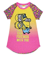 Despicable Me Girls Minions Take Your Friends With You Pajama Nightgown