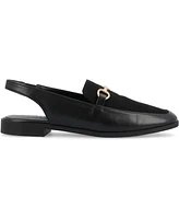 Journee Collection Women's Lainey Bit Sling Back Loafers