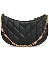 Karl Lagerfeld Paris Lafayette Small Black Leather Demi