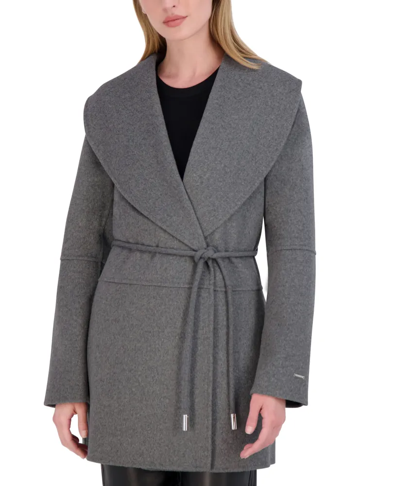 Women's Wrap Wool & Wool-Blend Coats