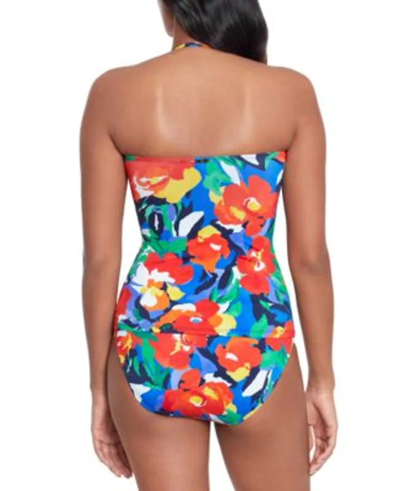 High-Waisted Printed French-Cut Bikini Swim Bottoms