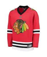 Big Boys Fanatics Red Chicago Blackhawks Home Replica Blank Jersey