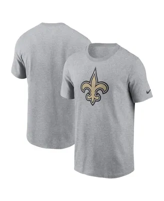 Men's Nike Gray New Orleans Saints Logo Essential T-shirt