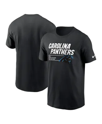 Men's Nike Black Carolina Panthers Division Essential T-shirt