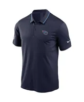 Men's Nike Navy Tennessee Titans Sideline Victory Performance Polo Shirt