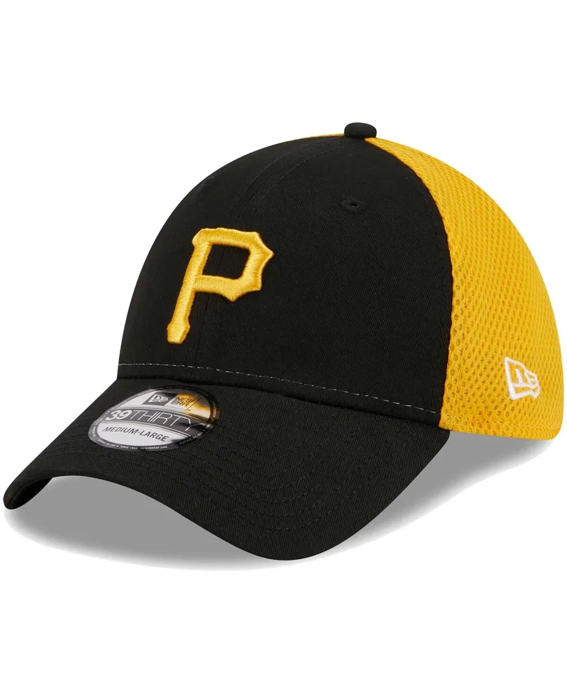 Men's New Era Black Pittsburgh Pirates Team Neo 39THIRTY Flex Hat