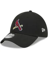 Men's New Era Black St. Louis Cardinals Logo 39THIRTY Flex Hat