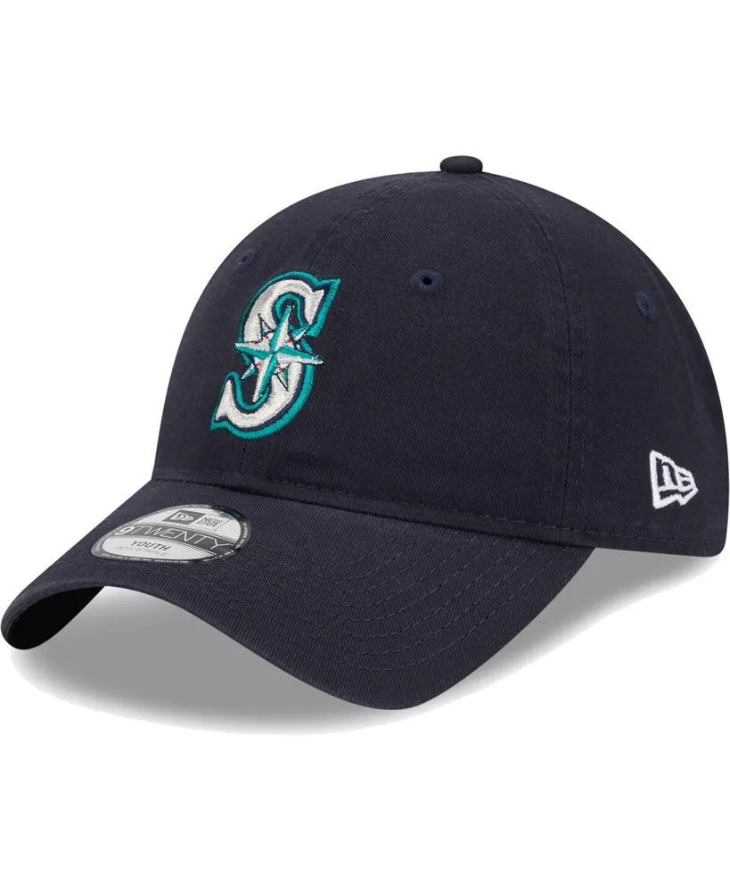 Little Boys and Girls New Era Navy Seattle Mariners Team 9TWENTY Adjustable Hat