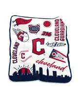 Cleveland Guardians 50'' x 60'' Native Raschel Plush Throw Blanket