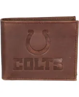 Men's Brown Indianapolis Colts Bifold Leather Wallet