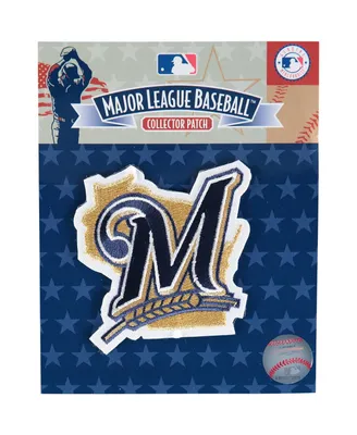 Gold, Navy Milwaukee Brewers "M" Secondary Logo Patch