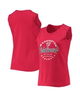 Women's LevelWear Red Washington Nationals Macy Tank Top