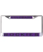 Wincraft Colorado Rockies Laser Inlaid Metal License Plate Frame