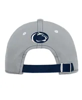 Youth Boys and Girls Gray Penn State Nittany Lions Old School Slouch Adjustable Hat