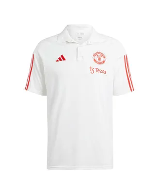 Men's adidas White Manchester United 2023/24 On-Field Training Polo Shirt