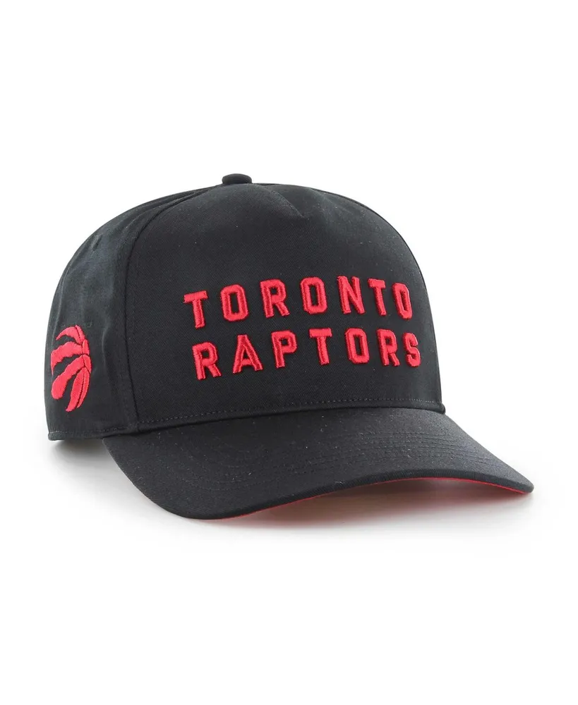 Men's '47 Brand Black Toronto Raptors Contra Hitch Snapback Hat