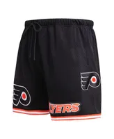 Men's Pro Standard Black Philadelphia Flyers Classic Mesh Shorts