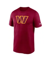 Men's Nike Burgundy Washington Commanders Legend Logo Performance T-shirt