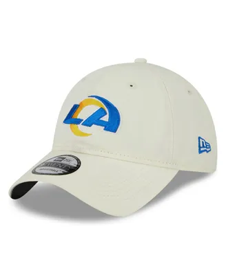 Men's New Era Cream Los Angeles Rams Core Classic 2.0 9TWENTY Adjustable Hat