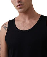 Cotton On Men's Loose Fit Rib Tank Top