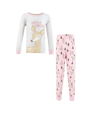 Hudson Baby Little Girls Cotton Pajama Set