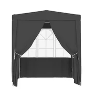 vidaXL Professional Party Tent with Side Walls 6.6'x6.6' Anthracite 0.3 oz/ft²