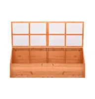 vidaXL Greenhouse Wood 70.9"x22.4"x24.4"