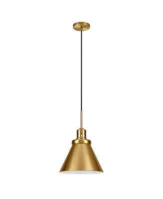 Hudson & Canal Zeno 12" Wide Pendant with Metal Shade