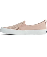 Women's Crest Twin Gore Perforated Slip On Sneakers, Created for Macy's