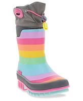 Western Chief Toddler Little Girl's and Big Rainbow Rules Insulated Neoprene Rain Boot