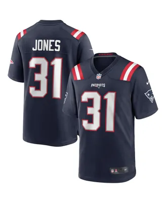 Men's Nike Jonathan Jones Navy New England Patriots Game Jersey