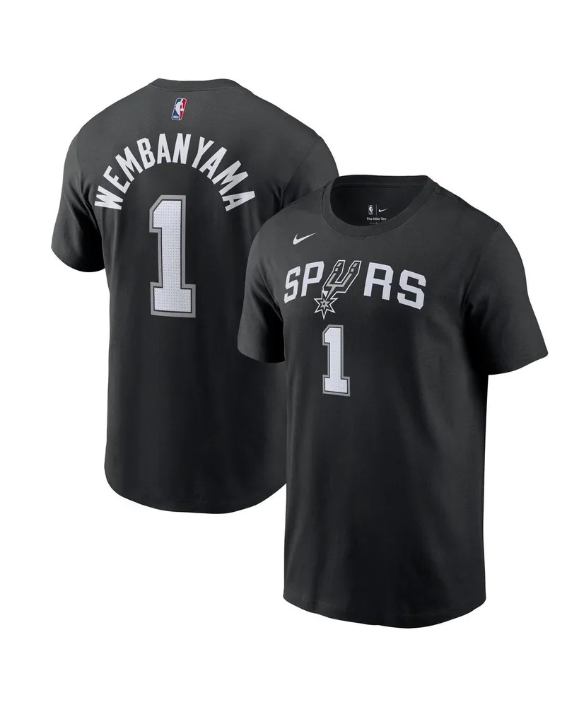 Men's Nike Victor Wembanyama San Antonio Spurs 2023 Nba Draft First Round Pick Name and Number T-shirt