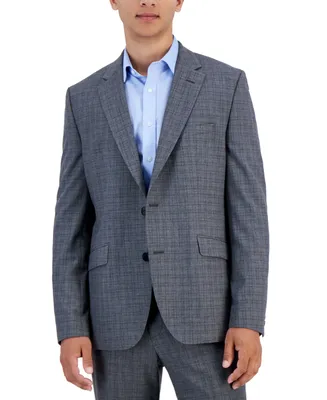 Hugo by Boss Men's Wool Blend Modern-Fit Check Suit Separate Jacket