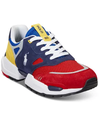 Polo Ralph Lauren Men's Colorblocked Lace-Up Running Sneakers