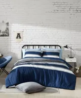 Nautica Heathered Block Reversible Comforter Sets