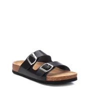 Women's Double Strap Buckle Sandals By Xti