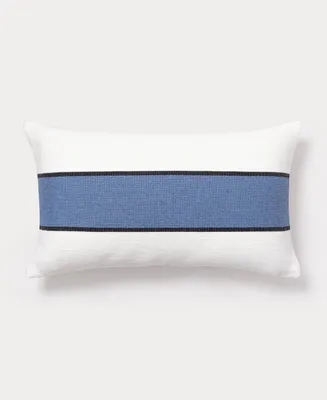 Brooks Brothers Striped Color Blocked Decorative Cotton Pillow