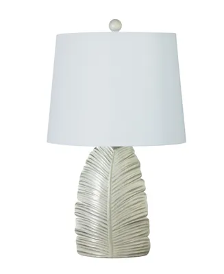23" Casual Resin Table Lamp with Designer Shade