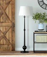 Hudson & Canal Wilmer 68" Linen Shade Tall Floor Lamp
