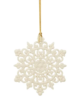 Lenox 2023 Snow Fantasies Porcelain Snowflake Ornament