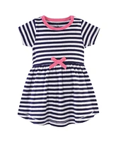 Hudson Baby Baby Girls Hudson Cotton Short-Sleeve Dresses 2pk