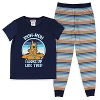 Scooby-Doo Girls Ruh Roh I Woke Up Like This Jogger Sleep Pajama Set