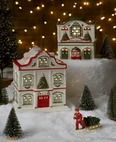 Spode Christmas Village Led Lighted Figural Hotel