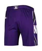 Men's Under Armour Purple Northwestern Wildcats Logo Replica Basketball Shorts