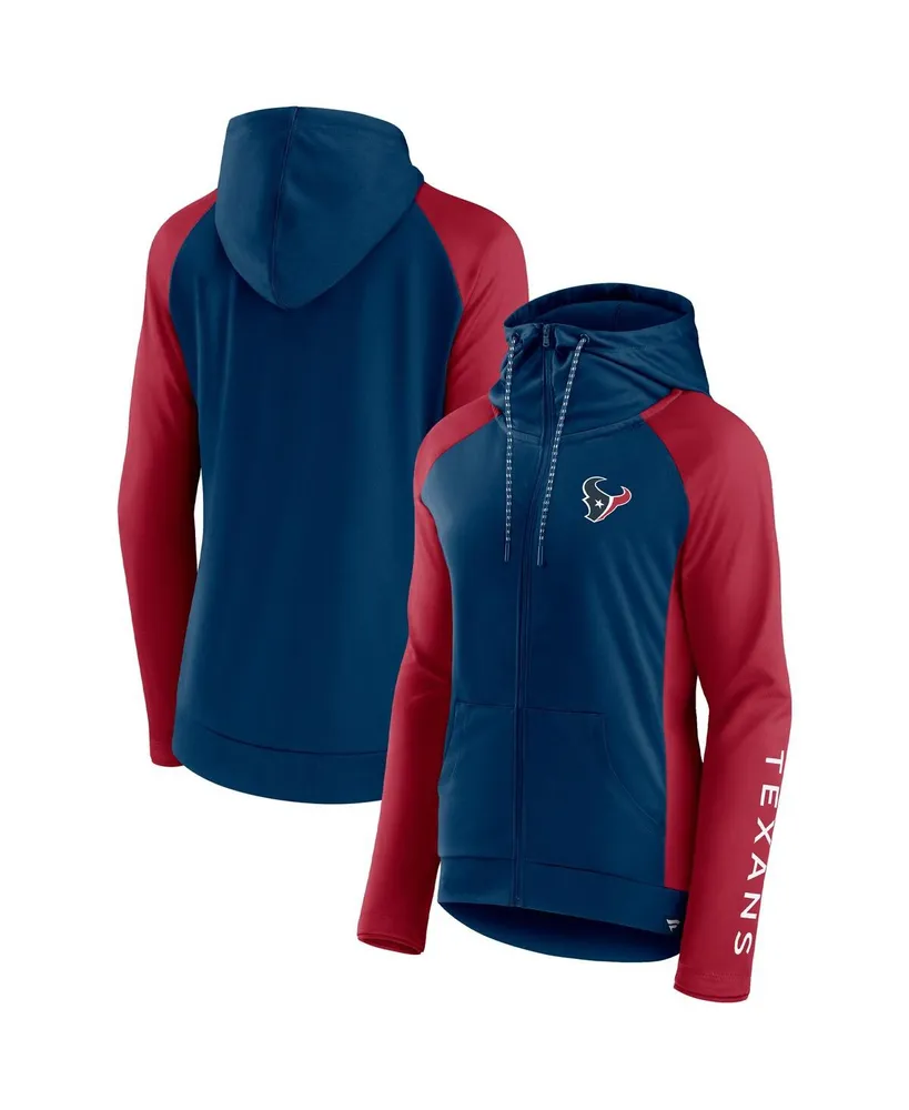 Women's Fanatics Branded Red/Navy St. Louis Cardinals Authentic Fleece  Quarter-Zip Jacket